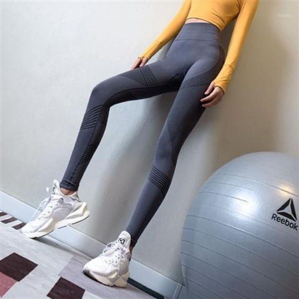 

yoga outfit spring summer women's pants running quick-drying slimming ankle-length fashion high-waisted abdomen hips leggings