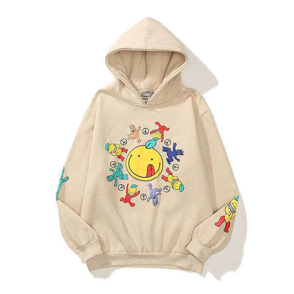 

2021 men's hoodies & sweatshirts rapper hip hop casual hooded male printed high streets women pullover street fashion oversize characte, Black