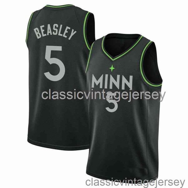 

malik beasley #5 75th anniversary swingman jersey stitched mens women youth xs-6xl basketball jerseys, Black