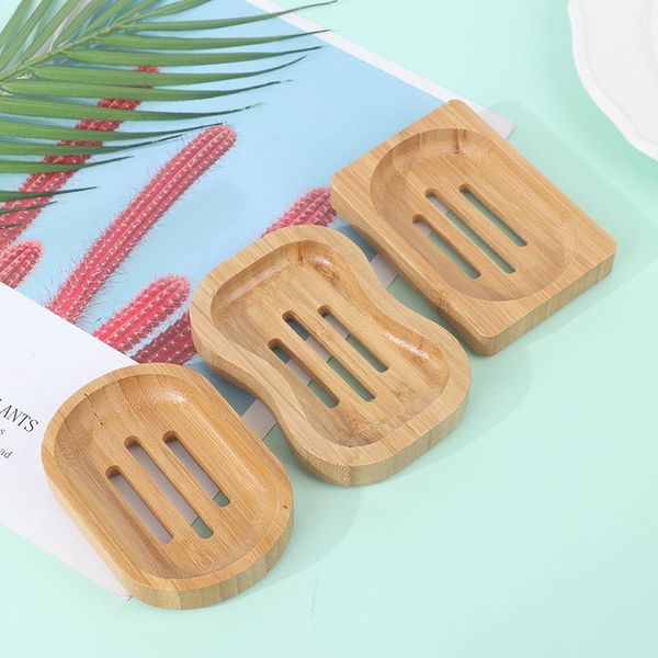 

soap dishes 1x bamboo tray holder storage rack plate bathroom dish box