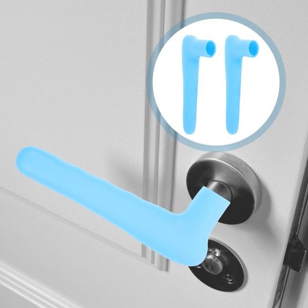 

door catches & closers 2pcs silicone doorknob covers anti-collision sleeves baby safety protection tool