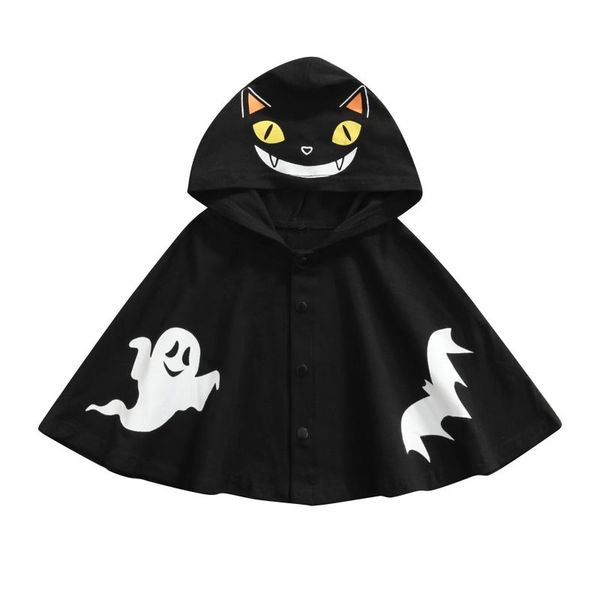 

jackets halloween baby boys cloak toddler kids cartoon patterns print hooded coat jacket for spring fall, Blue;gray
