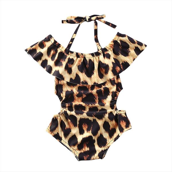 

1 5years summer newborn infant baby girl ruffle swimsuit swimwear bikini swimming costume, White