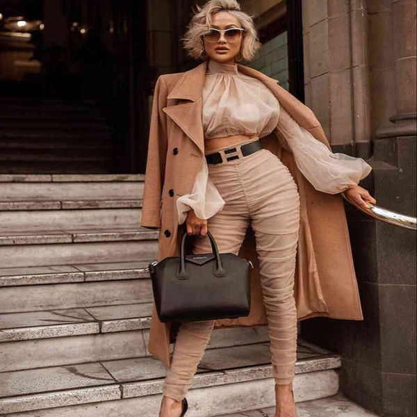 

pant fashion haphazard pants of two pieces suit celebrity party, White