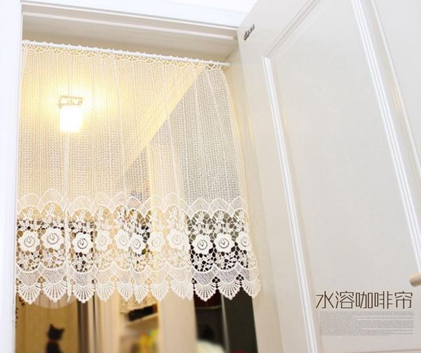 

american customized coffee curtain with tassel short window valance kitchen for home decor cabinet dust & drapes