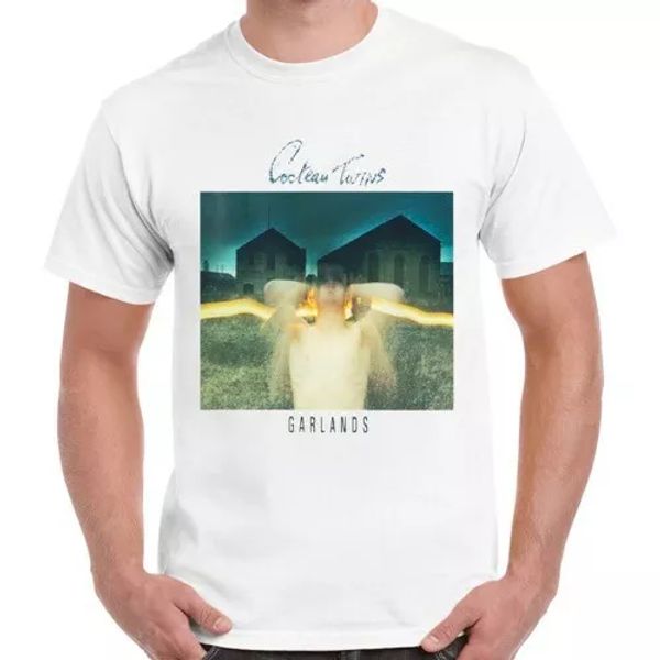 

cocteau twins garlands rock retro t shirt 1749, White;black