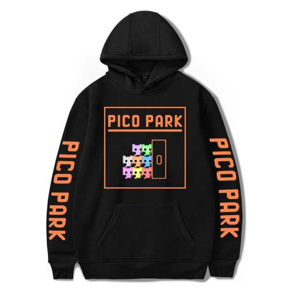

men's hoodies & sweatshirts picopark fashion prints women/men long sleeve hooded casual harajuku streetwear clothes, Black
