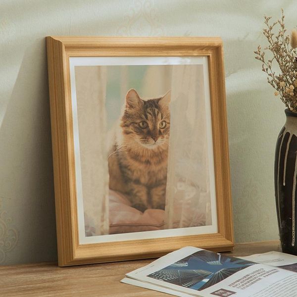 

frames wood picture frame for wall hanging po vintage custom made home decoration personalized gift