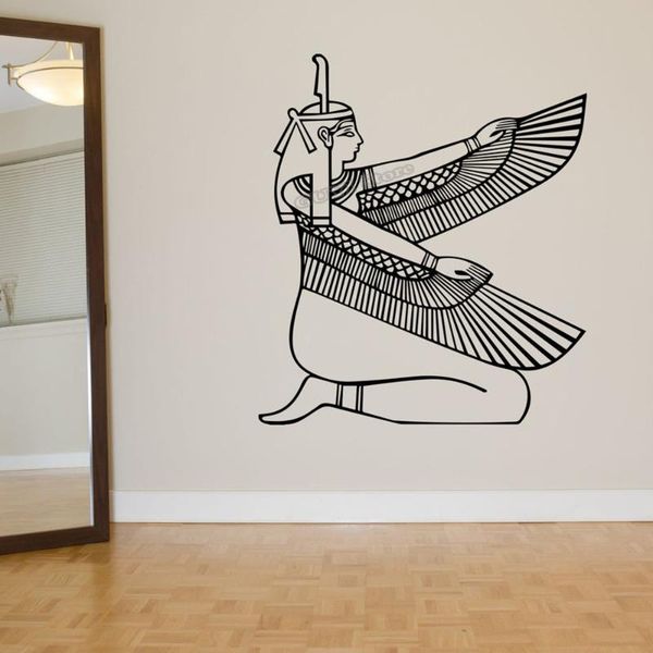 

wall stickers decal egyptian god wings pyramid giza ancient egypt pharaoh sticker for home room decor mural b515