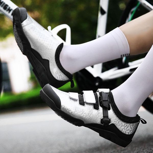 

cycling footwear cycling-shoes,outdoor mountain bike cleat shoes,no-locking road racing sneakers,size 36-48, Black