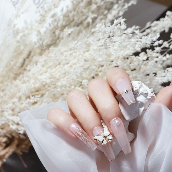 

nail art decorations misscheering fritillay jewelry 3d insect nails accessories for diy manicure design, Silver;gold