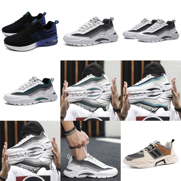 X4D9 scarpe da corsa casual Uomo comodo traspirante in profondità solido grigio Beige donna Accessori di buona qualità Sport estate Moda scarpa da passeggio 29