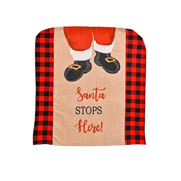 

chair covers innovative festive protective santa pattern cover for festival