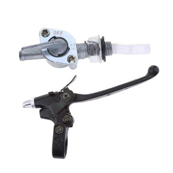 

handlebars clutch lever + fuel valve petcock switch for 66cc 80cc motorized bicycle