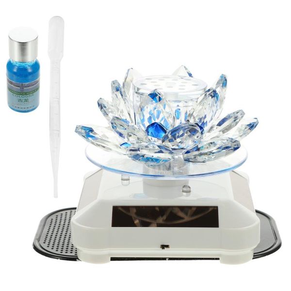 

interior decorations car decoration solar energy rotating crystal ornament