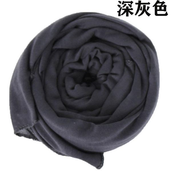 

#00026 autumn and winter solid color monochromatic mercerized cotton ladies scarf stretch and breathable indian jersey gauze sc, Black;yellow