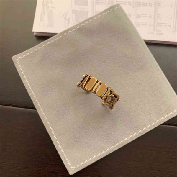 

70% off outlet online letter open fashion trend pearl index finger ring, Silver