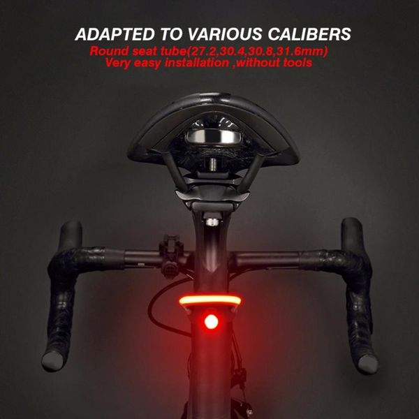 

bike lights fetesnice 270 degree waterproof curved taillight,small & rugged rear bicycle light
