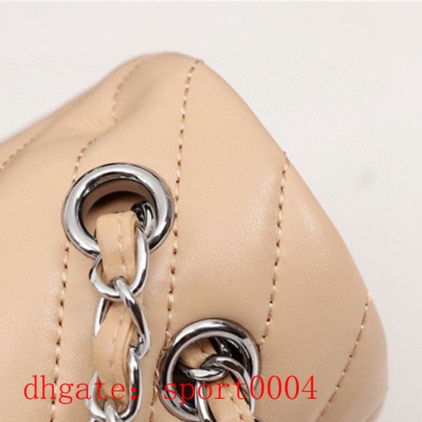 

sheepskin and cowhide women luxury designer shoulder bags brand fashion purse mini classic caviar texture chain flap bag crossbody handbag