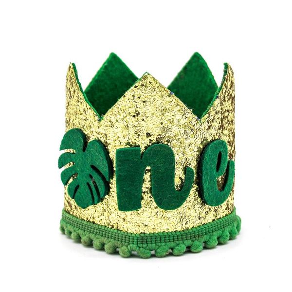 

party hats baby 1st birthday hat jungle animal themed one crown for kids first decorations supplies