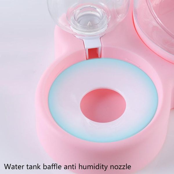 

pet cat dog bowl automatic drinking feeding dual purpose to protect cervical vertebra basin from overturning supplies bowls & feeders
