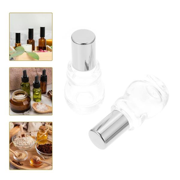 

storage bottles & jars 10pcs small essential oil bottle sub roller-on steel