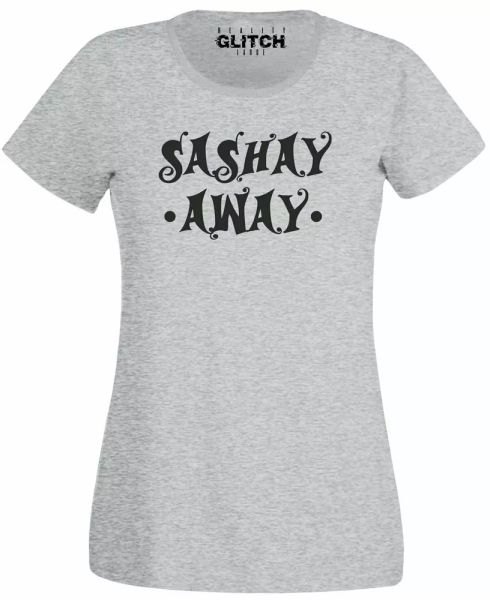 

sasha away womens t-shirt ru paul weave bewitching spell super model, White;black