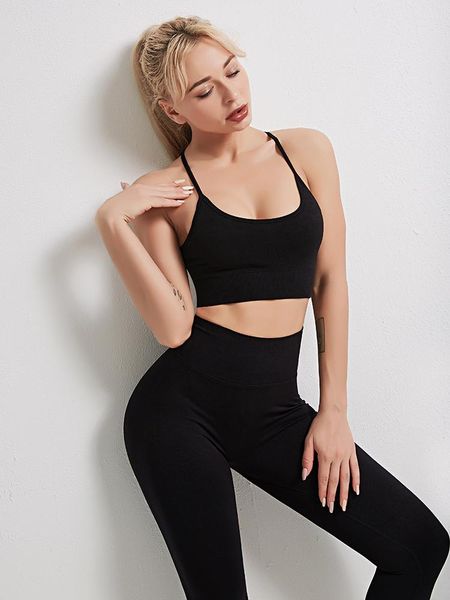 

seamless women yoga set workout gym clothing fitness sportswear long sleeve crop high waist leggings sports bra suits outfit