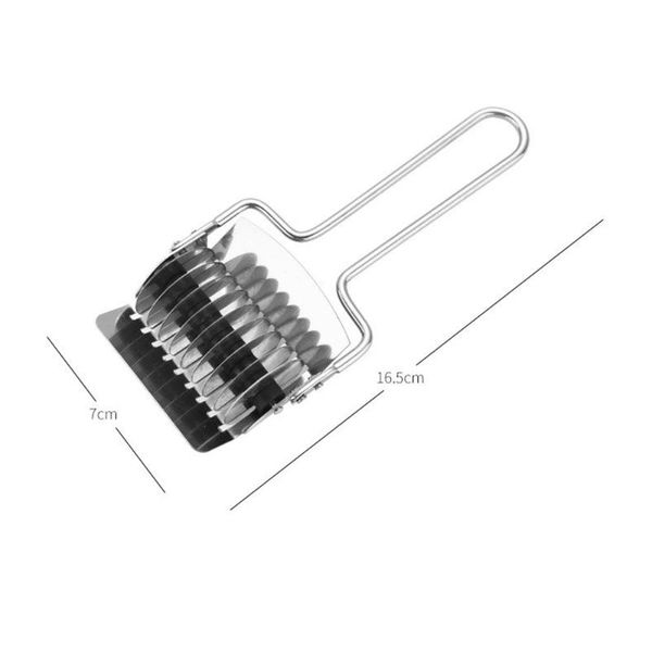 

kitchen pasta noodle maker stainless steel roller docker 16.5*7cm mini baking & pastry tools