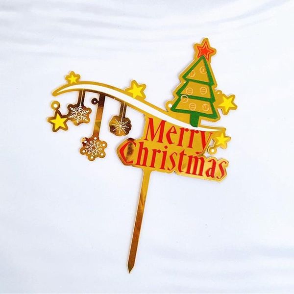 

other festive & party supplies gifts birthday cake baking acrylic merry christmas ers cupcake picks decor