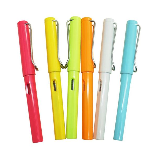 

1pcs candy-colored pens color large-capacity pistons ink-absorbing student's calligraphy ink fountain