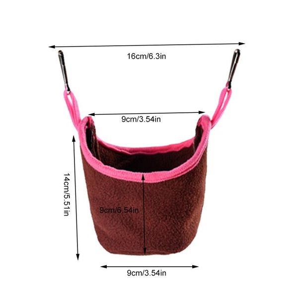 

hamster cage hammock hanging soft thickened small animal bed bird nest with hook cotton supplies