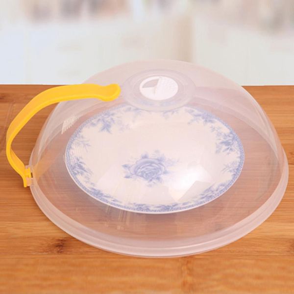 

kitchen storage & organization microwave plate cover anti-splatter lid with steam vents handle