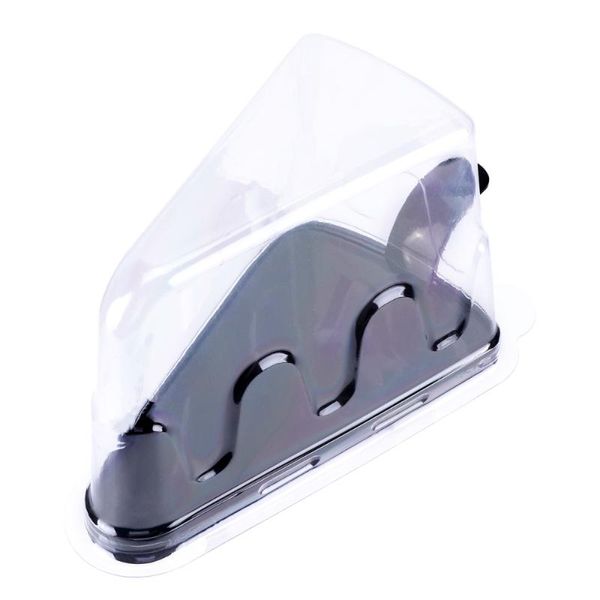 

20pcs transparent cheese triangle cake dessert boxes box disposable take out containers
