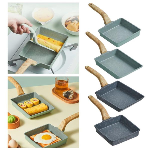 

pans non-stick frying pan pancake fried egg steak cookware for breakfast