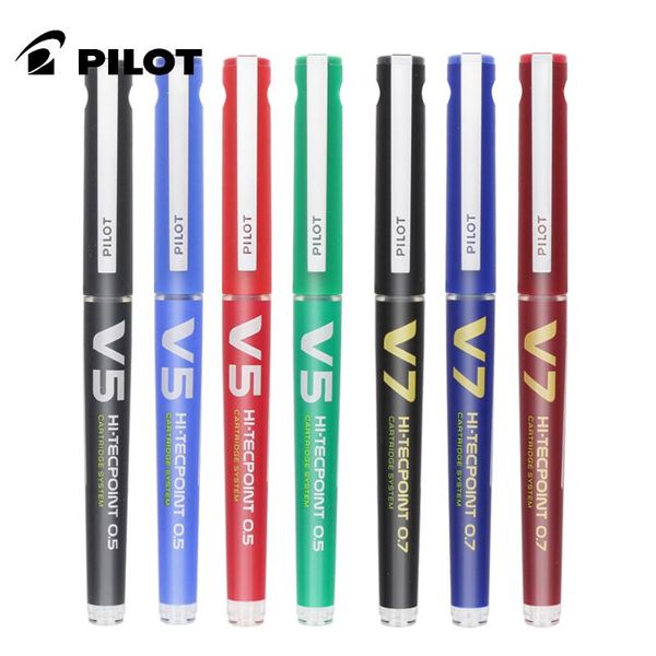 

pilot v5 upgraded version bxc-v5/v7 replaceable ink sac neutral pen straight liquid gel 0.5/0.7mm large capacity pens