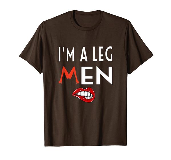 

funny graphic tees for men humor i'm a leg man day t-shirt, White;black