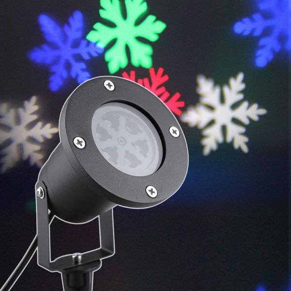 

outdoor led snowflake projection light waterproof lawn lamp festival yard decoration european specification lamps