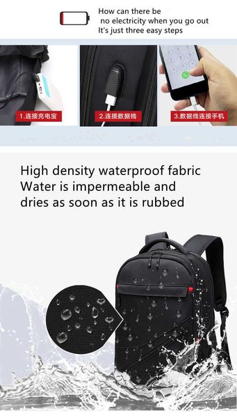 

designer luxury bag design computer new college bag backpack large and usb casual capacity easy multi-function w women's leather handba