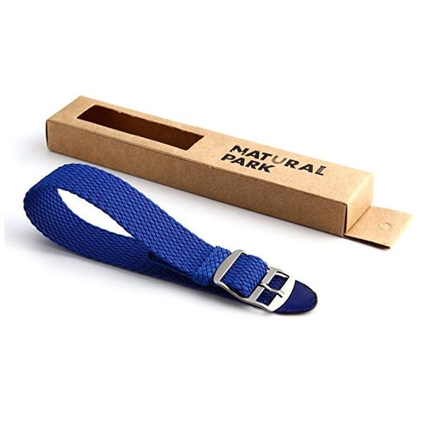 

watch bands wholesale 5 color heavy duty nylon watchband natural park strap 20mm hand made canvas replacement band red black blue, Black;brown
