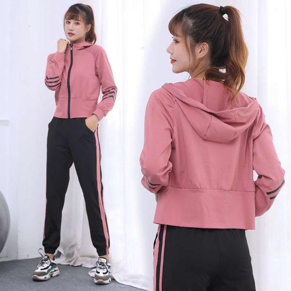 

women's tracksuits women yoga outdoor sports running autumn and winter gym fitns suit profsional fashion beginner, Gray