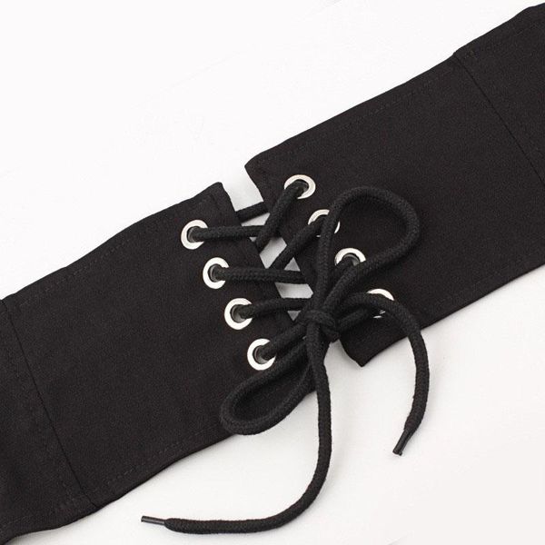 Cinture Versione coreana dell'abito aderente che scolpisce la camicia bianca Cintura larga comunemente usata