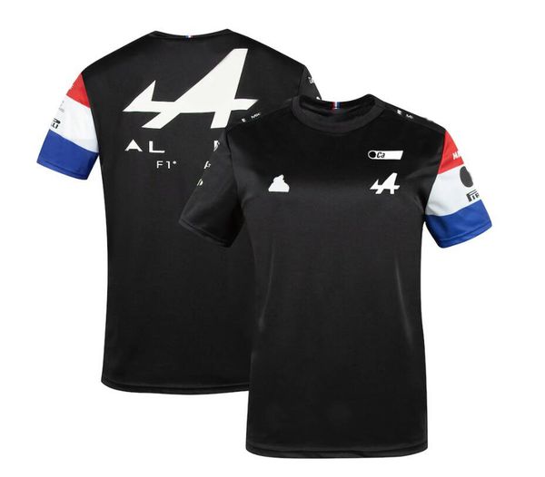 

f1 racing car suit team uniform short sleeve polyester quick-drying round neck t-shirt can be customized