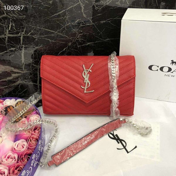 

designer bags handbag totes shoulder cross chain classic envelope bag 6 color 23cm 01