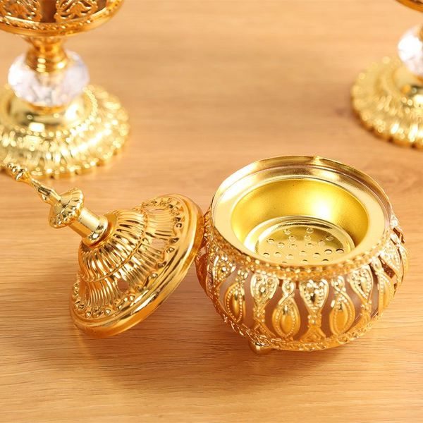 

fragrance lamps creative lace incense burner fashion metal craft ornaments home simple sandalwood