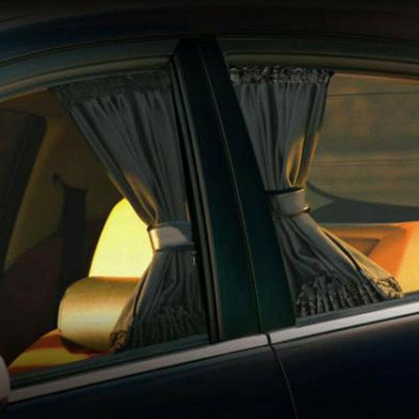 

pcs car anti-uv side window sunshades shade curtain auto rear windshield sun block for most of cars suv sunshade