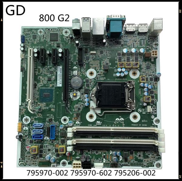 

motherboards gd for elite 800 g2 sff deskmotherboard 795970-002 795970-602 795206-002 lga 1151 ddr4 q170 full tested fast
