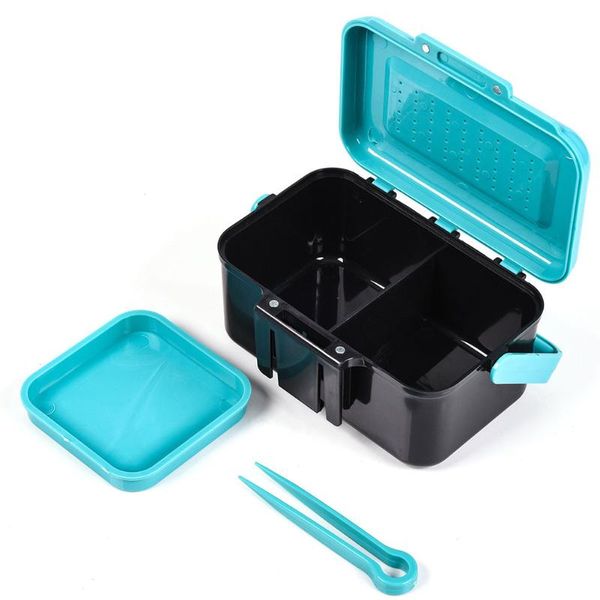 

container storage with clip tackle hanging earthworm worm tool live lure outdoor fish bait box small accessories handle carrying fishing