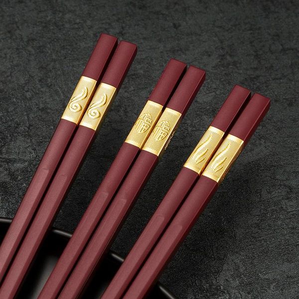 

chopsticks household wedding banquet support customized maroon