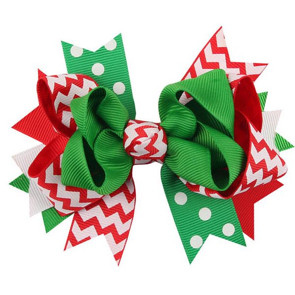 

girls hair accessories hairclips bb clip barrettes clips headbands for children kids bow christmas hairpin ornaments headdress baby b9106, Slivery;white